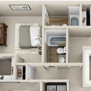 The Pointe Apartments 3x2 A Floor Plan The Pointe Apartments 3x2 A Floor Plan